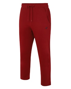 Bigdude Open Hem Loop Back Joggers Burgundy