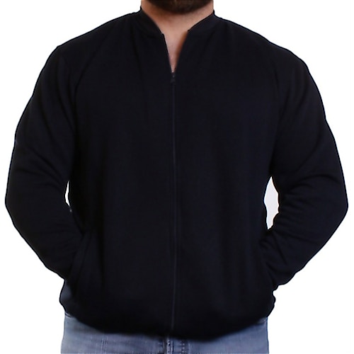 Epsionage Navy Basic Zipped Sweatshirt