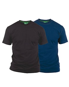 D555 Fenton Navy and Black Multipack T-Shirts
