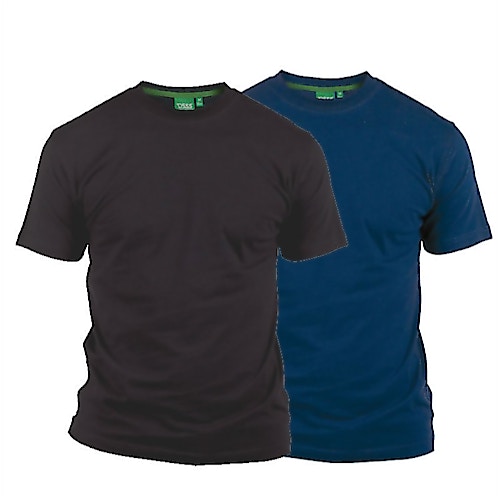 D555 Fenton Navy and Black Multipack T-Shirts