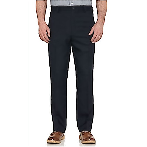 Farah Classic Easy Stretch Navy Twill Trousers
