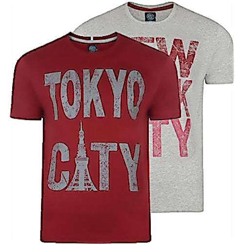 KAM NY/Tokyo Twin Pack T-Shirt