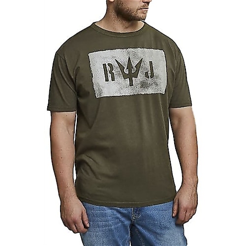 Replika T-Shirt mit Aufdruck Grün