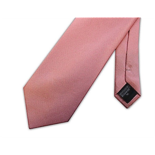 Knightsbridge Extra Long Micro Grid Tie Pink Do Not Use