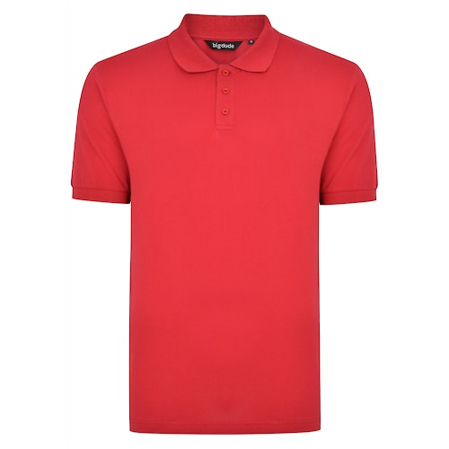 Bigdude klassisches Poloshirt Rot 