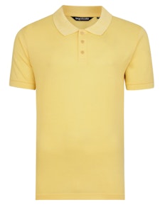 Bigdude klassisches Poloshirt Gelb Tall Fit 