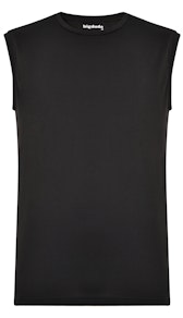 Bigdude Plain Sleeveless T-Shirt Black