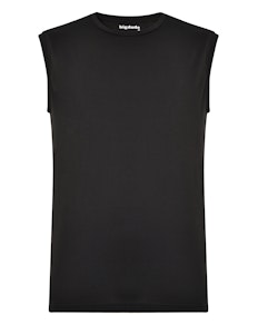 Bigdude Plain Sleeveless T-Shirt Black