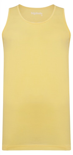 Bigdude Plain Vest Yellow