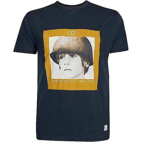 Replika U2 T-Shirt Schwarz