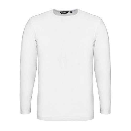 Bigdude Long Sleeve Thermal T-Shirt White Tall