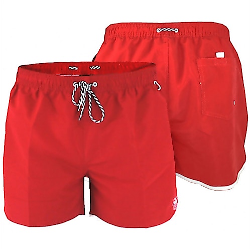 D555 Trekker Swim Shorts in Red