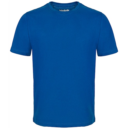 Bigdude Plain Crew Neck T-Shirt Royal Blue