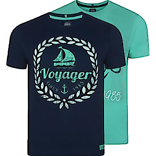 KAM Voyager/Northwest Twin Pack T-Shirts