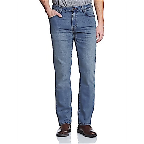 Wrangler Texas Stretch Mid Blue Jeans